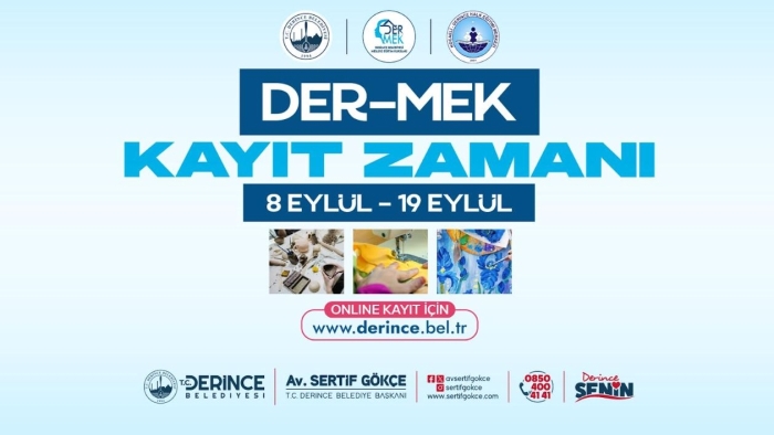 DER-MEK’te Yeni Dönem Kayıtları Başladı